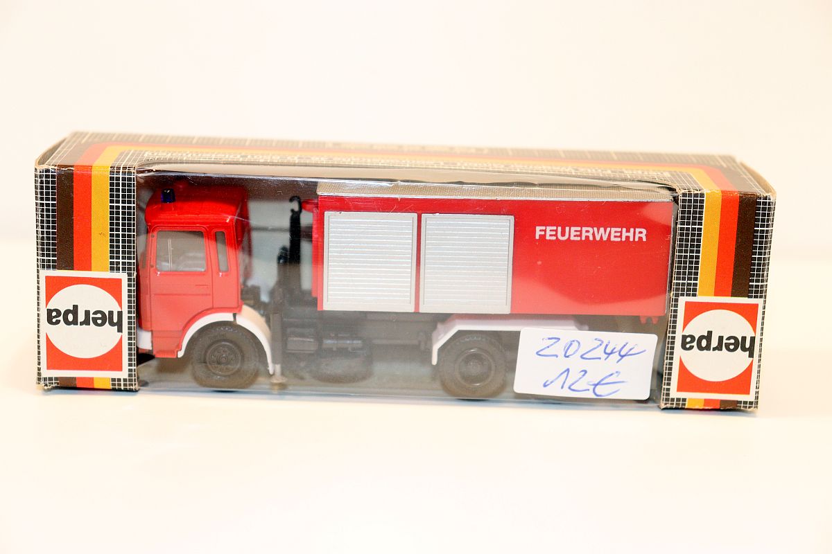 Herpa SW20244, fire department 820500, MAN F8 fire department swap body, for H0 scale, 