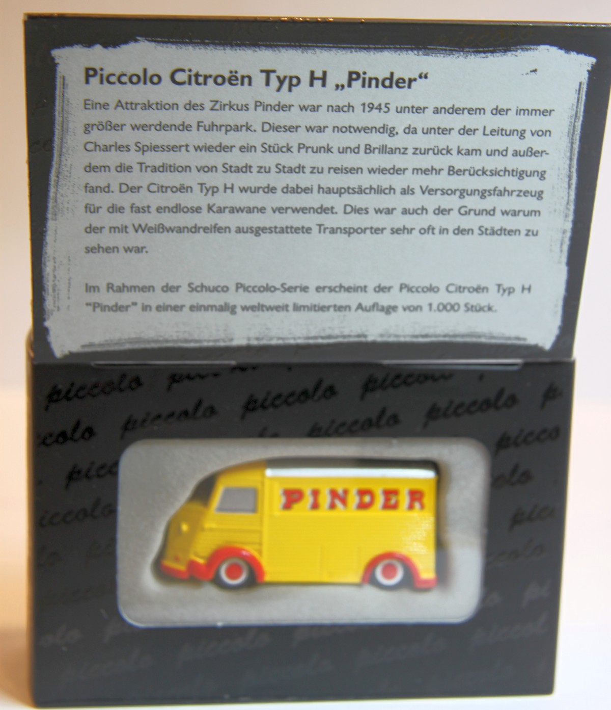 CHUCO 05922, Limited Edition, PICCOLO CITROEN TYP H "PINDER" in Originalverpackung  