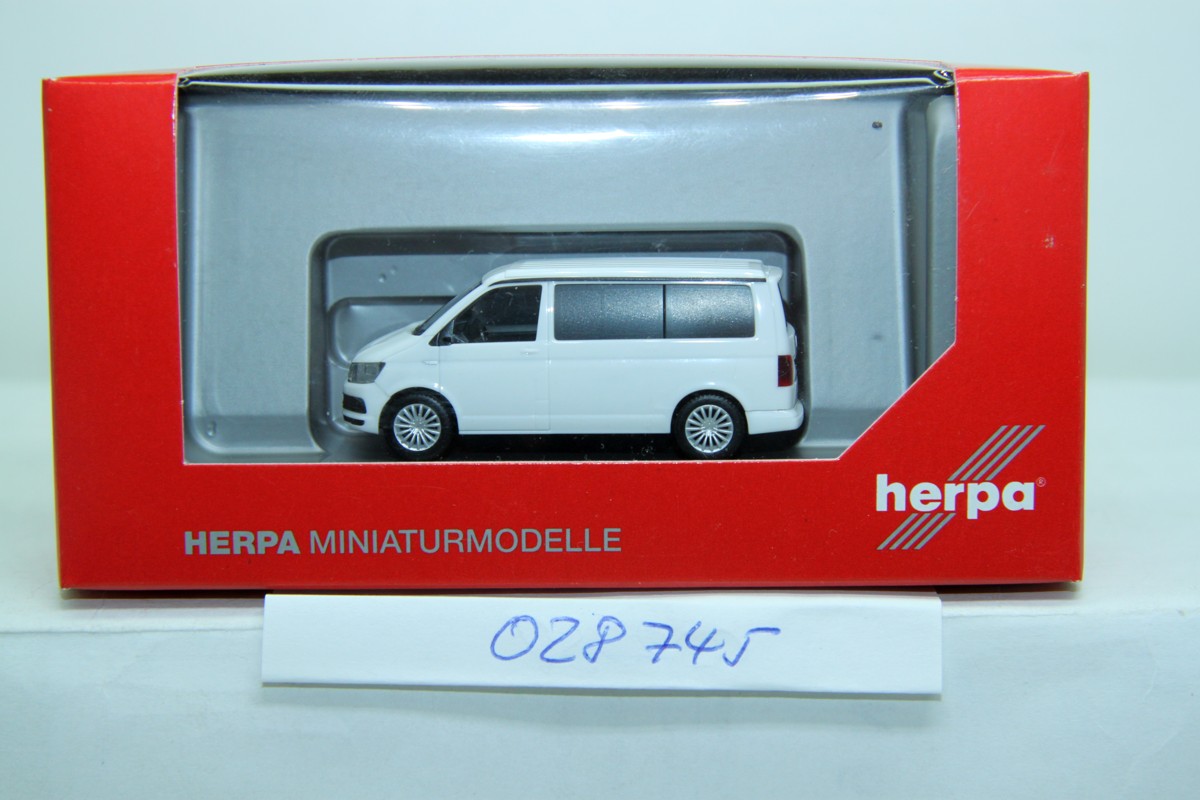 Herpa 028745, Volkswagen VW T6, California vehicle, for H0 gauge, with original packaging