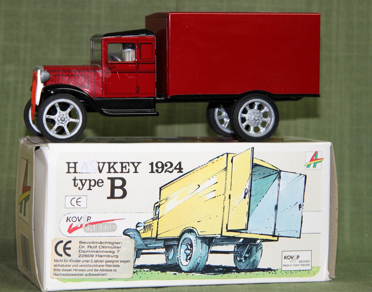 HAWKEY 1924 Transporter, rot, KOVAP
