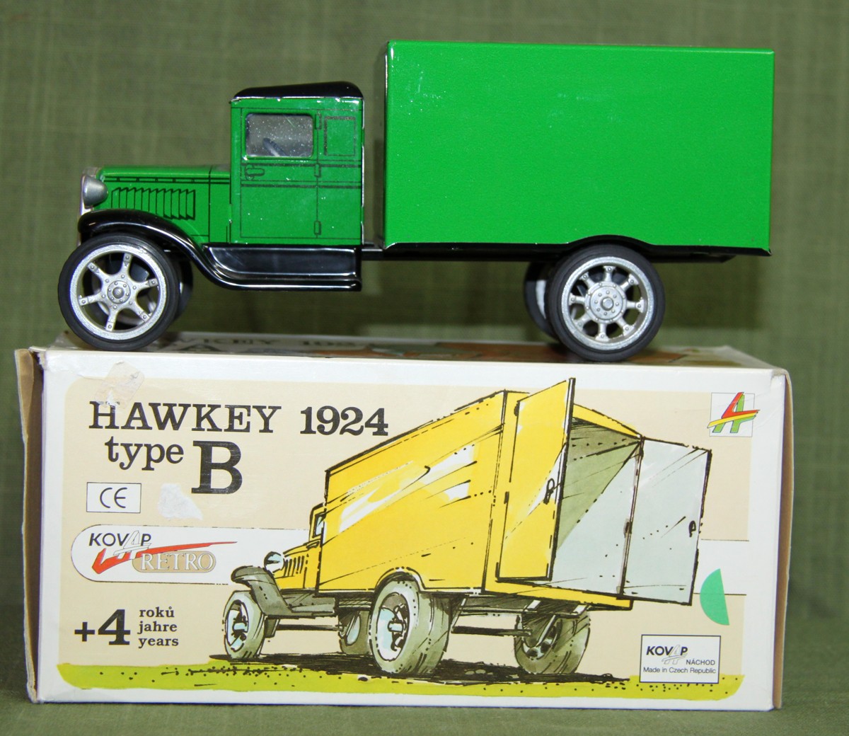 HAWKEY 1924 Transporter, grün, KOVAP