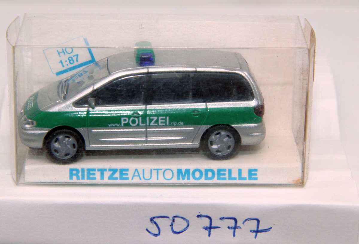 Rietze 50777, W Sharan Polizei Rheinland Pfalz, grün