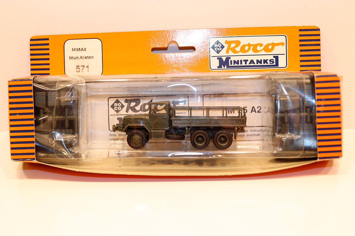 Roco MiniTanks 571, M35A2 2.5t Truck + Ammunition Boxes