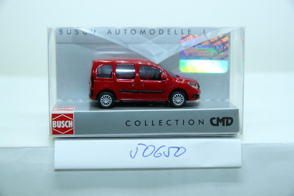 Busch 50650 - Mercedes Citan station wagon CMD, red, for H0 gauge,
