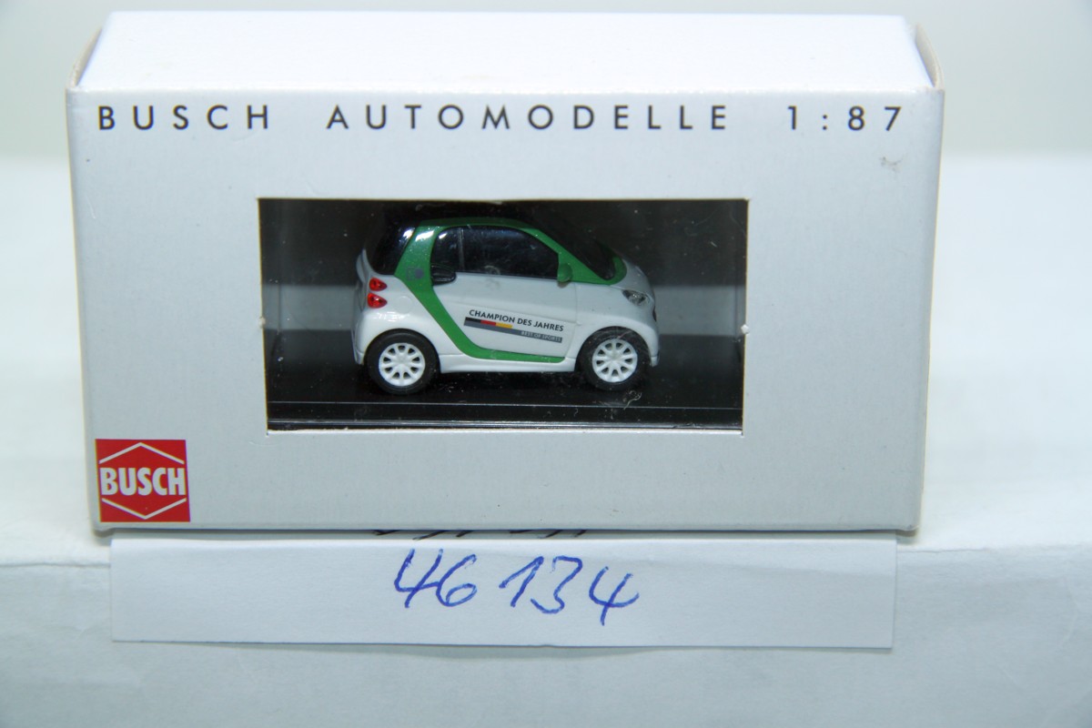 Busch 46134, Smart Fortwo 2007, "Champion of the Year", for H0 gauge, with original box