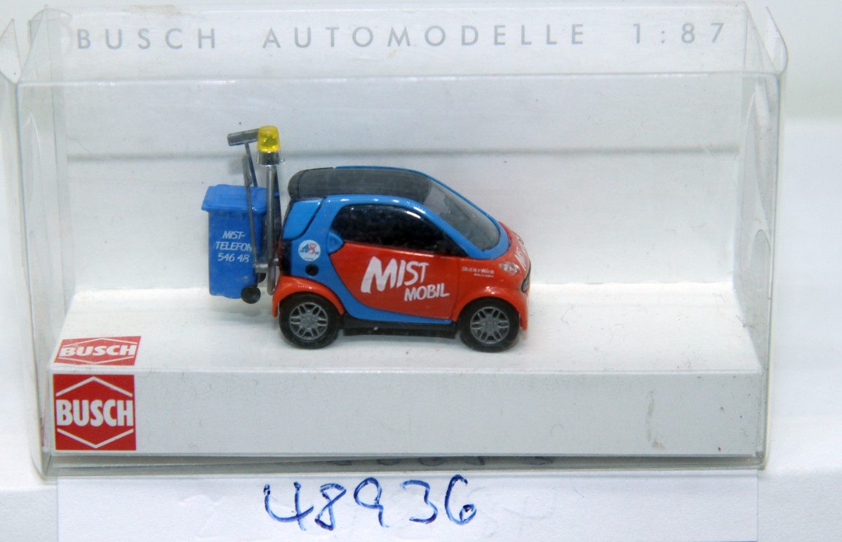 Busch 48936, Smart City Coupé Facelift "Mist Mobil, Stadt Wien"