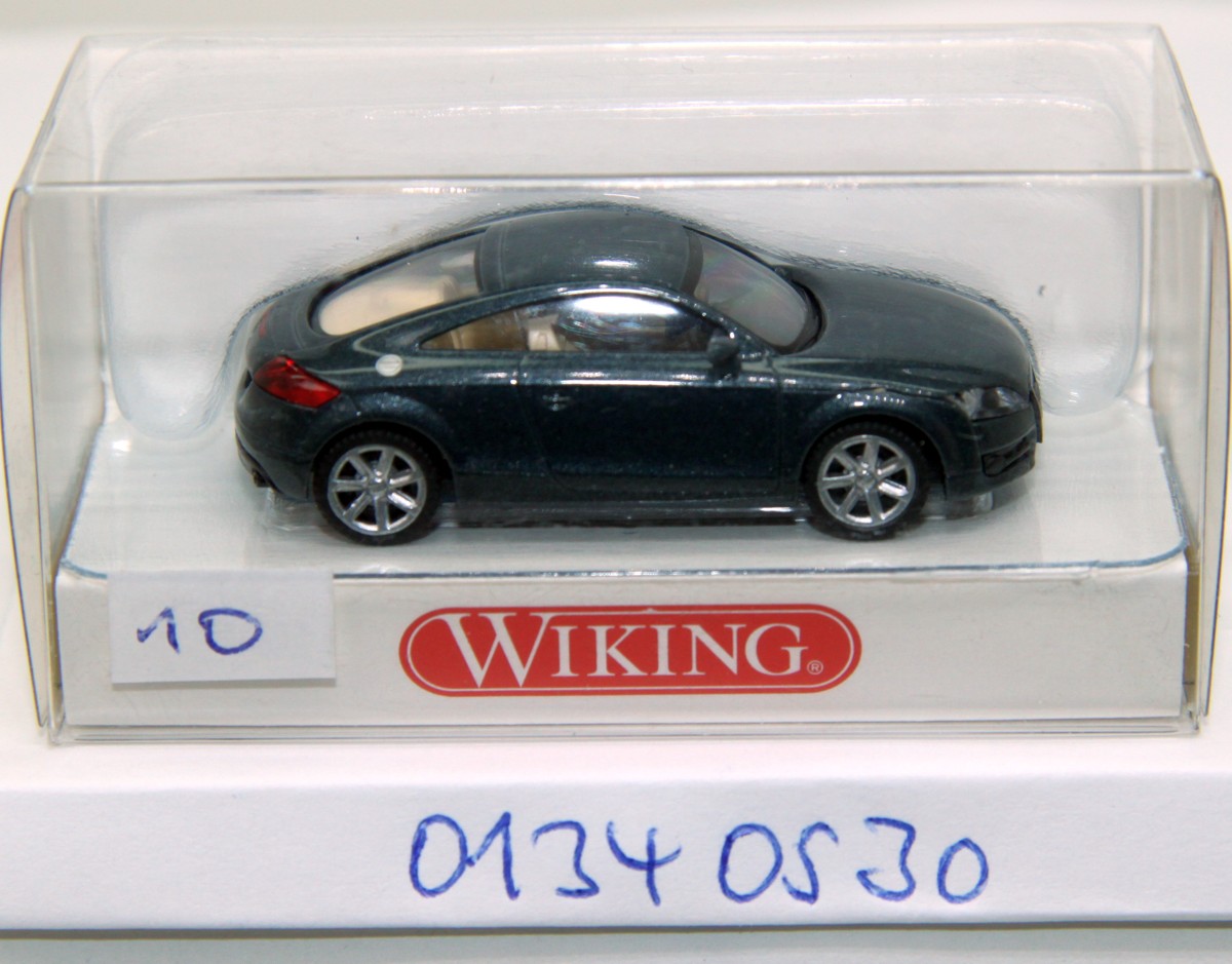 Wiking 01340530, Audi TT Coupé, meteor grey metallic, for H0 gauge, with original box