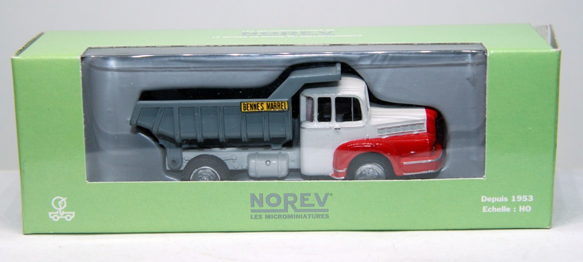 NOREV 550009,  UNIC KIPPER, rot/weiß/grau, für Spur H0, mit Originalverpackung