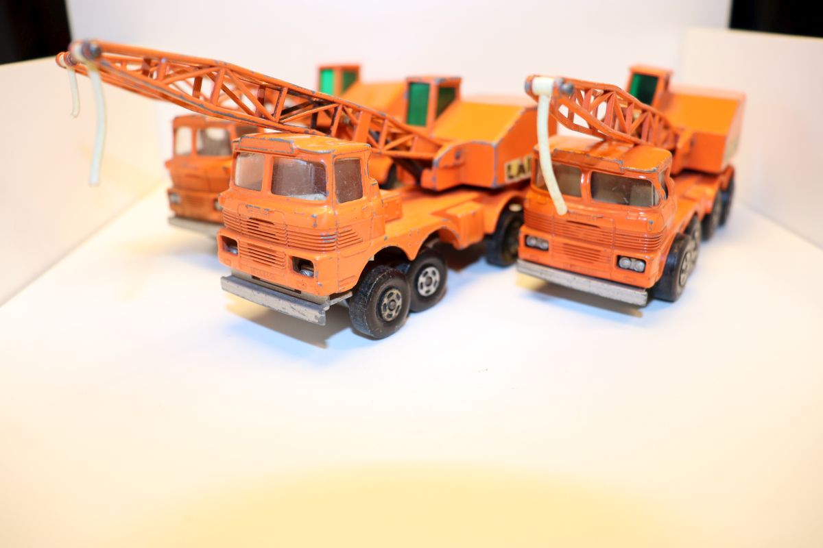 Matchbox Lesney SuperKings SW21309, K-12, Laing Mobile Crane Scammell 1971 Crane truck,  scale 1:55, 