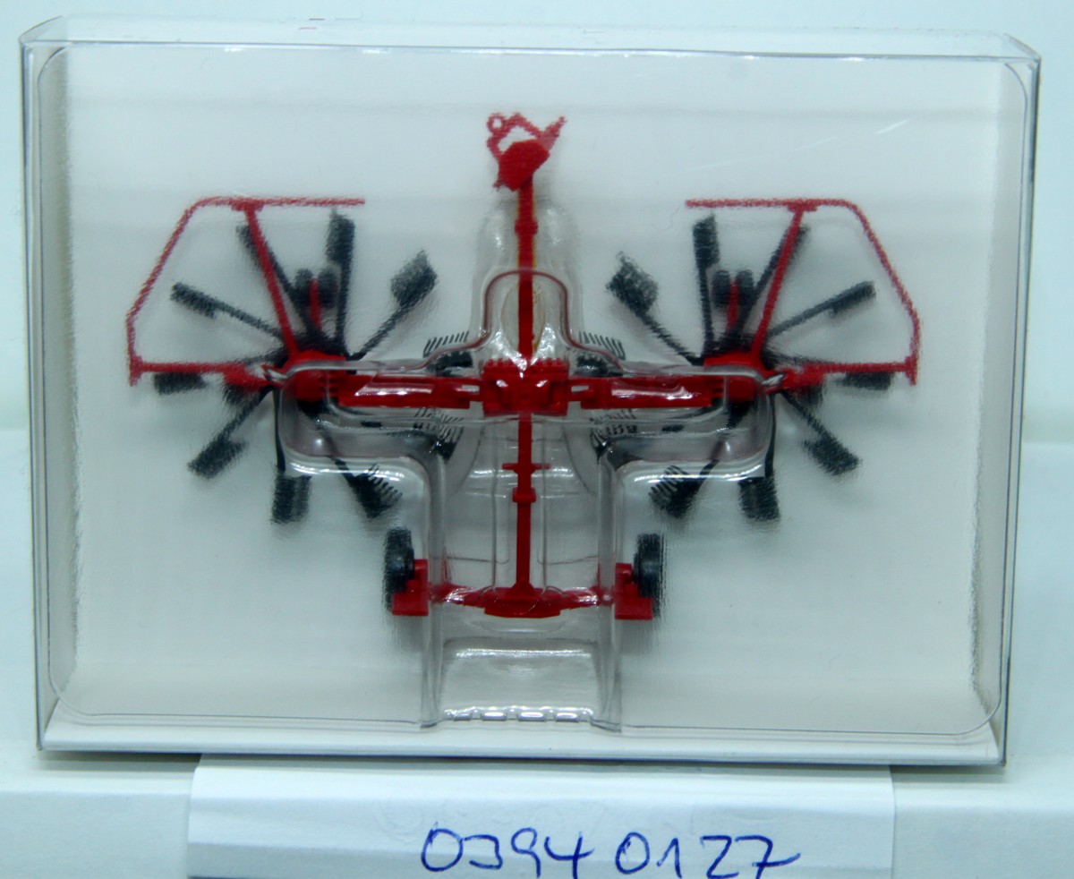 Wiking 03940127, Turbo rake, red/yellow/black, Fella, , for H0 gauge, 