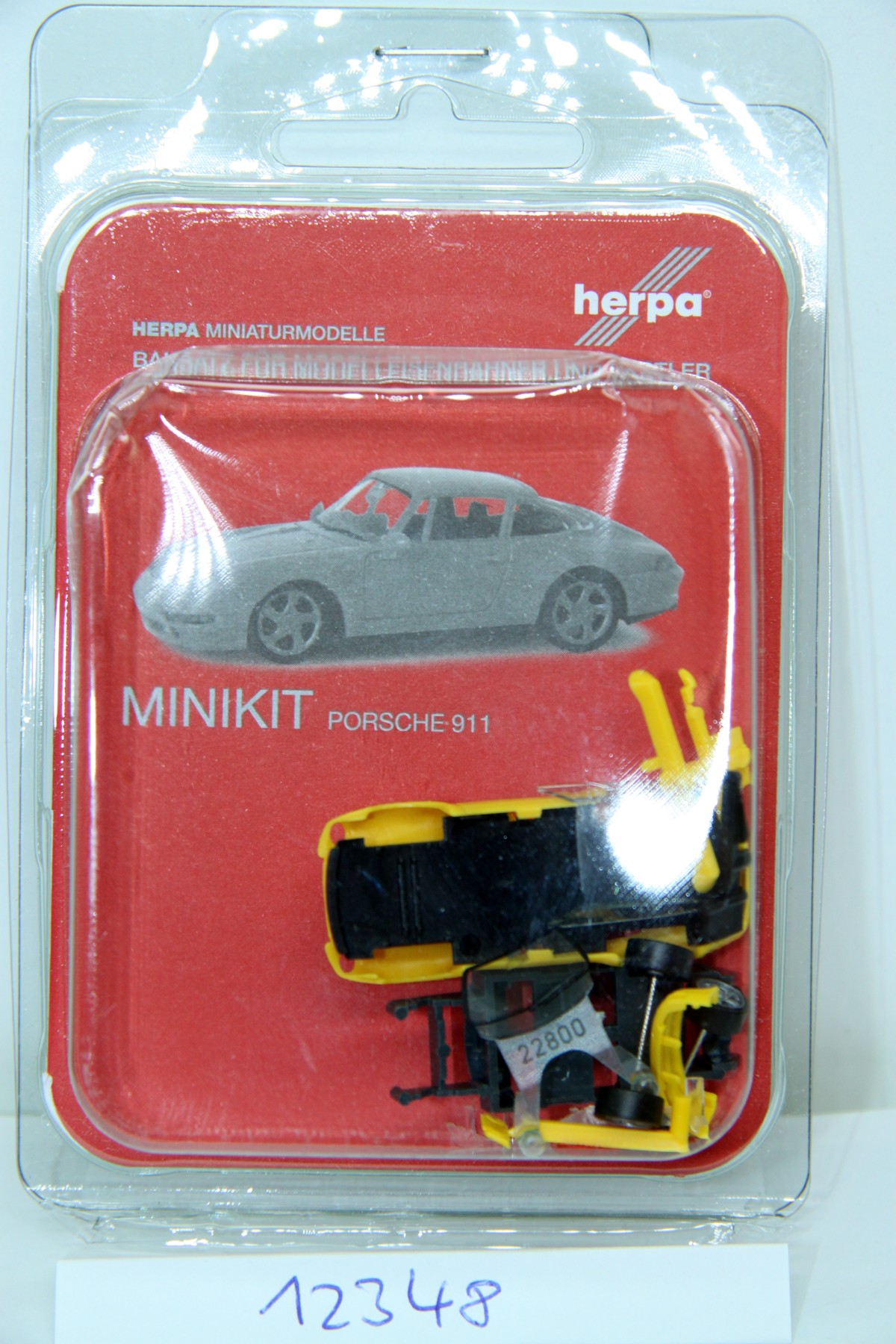 Herpa 012348, Minikits Porsche 911, gelb