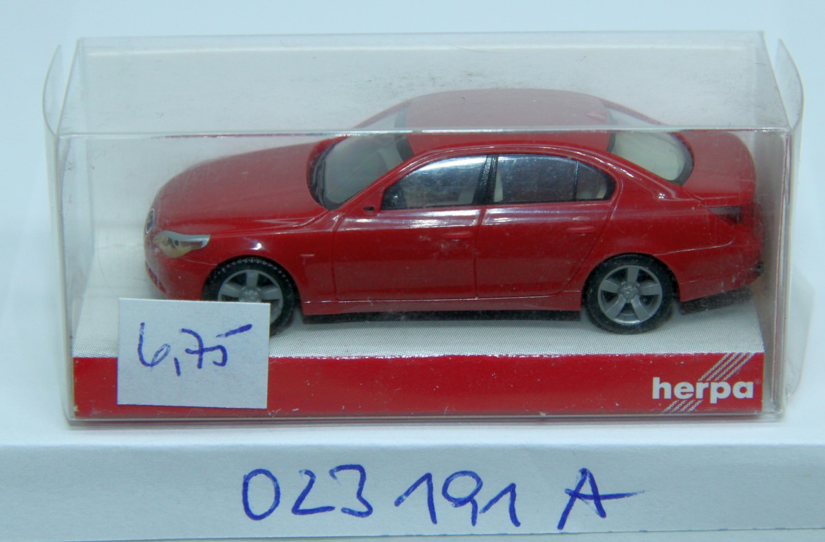 Herpa 023191, BMW 5 series sedan, for H0 gauge, with original box