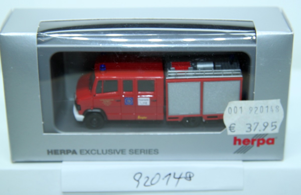 Herpa  920148, Mercedes-Benz T2 LF8/6 "Feuerwehr Stuttgart Abt. Rohracker" 