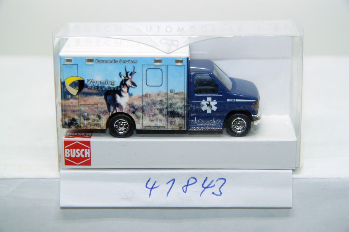 Busch 41843, Ford E-350, Ambulance - Wyoming, Medical Center, "Antelope", 