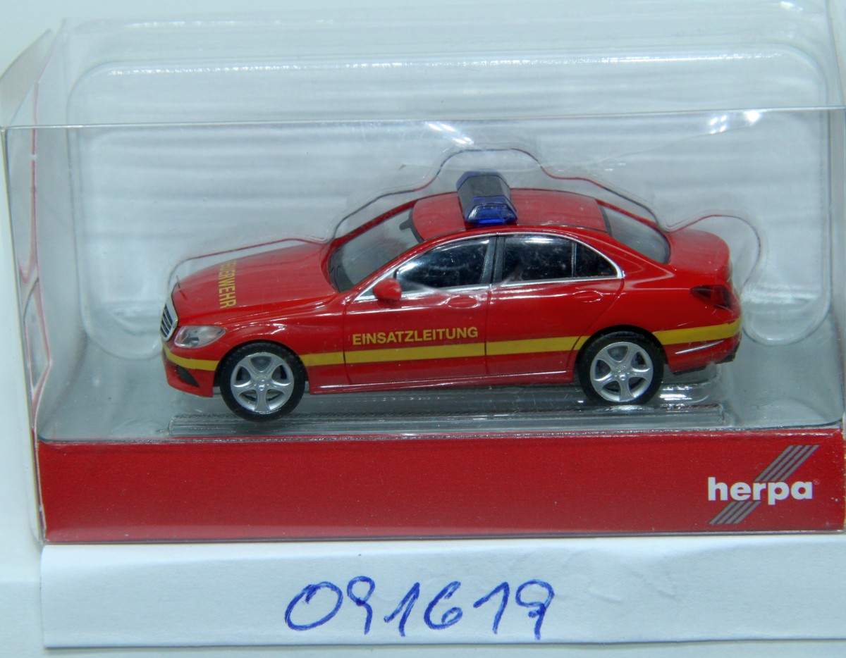 Herpa 091619, Mercedes-Benz C-Class Exclusive "Fire brigade command", 