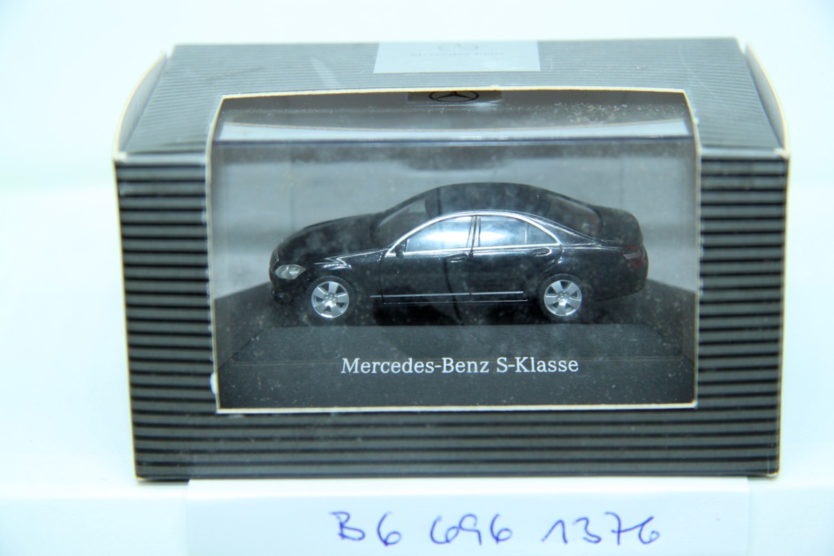 Herpa B66961376, Mercedes-Benz S-Klasse (W221) 2005, obsidianschwarz-met, Werbemodell