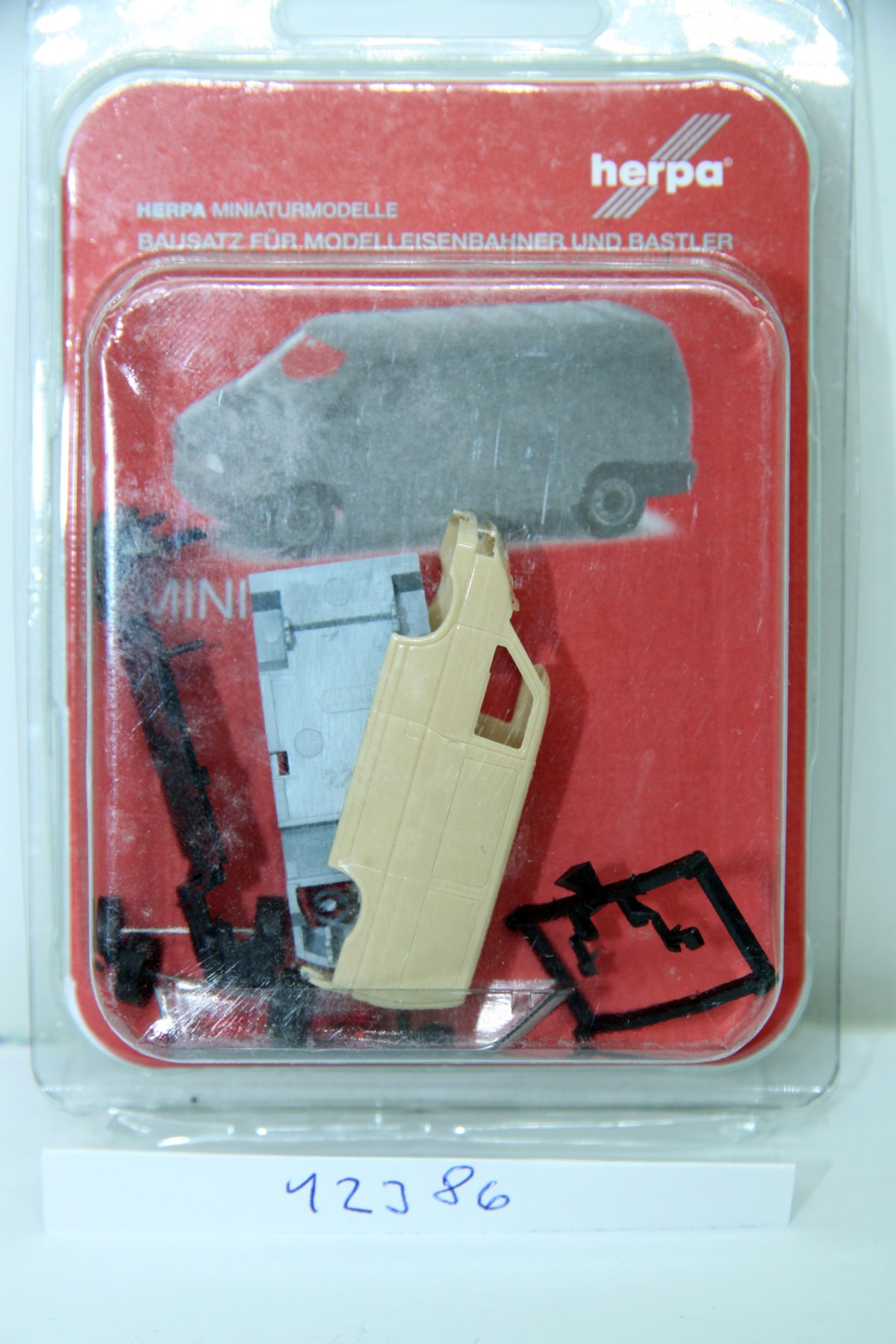 Herpa 012386, VW T4 box, with original packaging.
