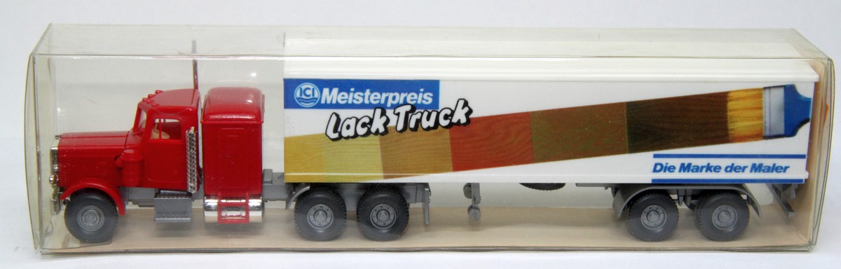 WIKING 30527, LKW US Peterbilt Truck "Lack Track", für Spur H0 in OVP 