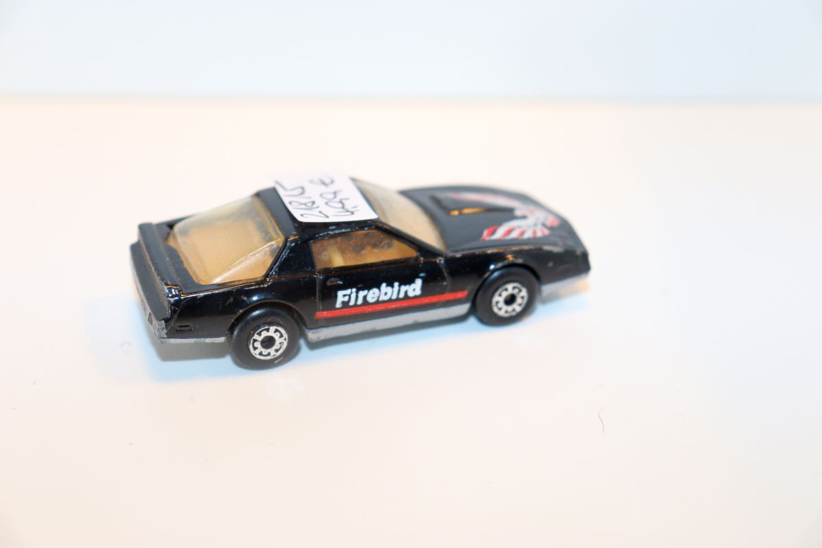 Matchbox SW21815, Matchbox Toys, Pontiac Firebird SE, black, Macau Products 1982, used, with signs of wear, 