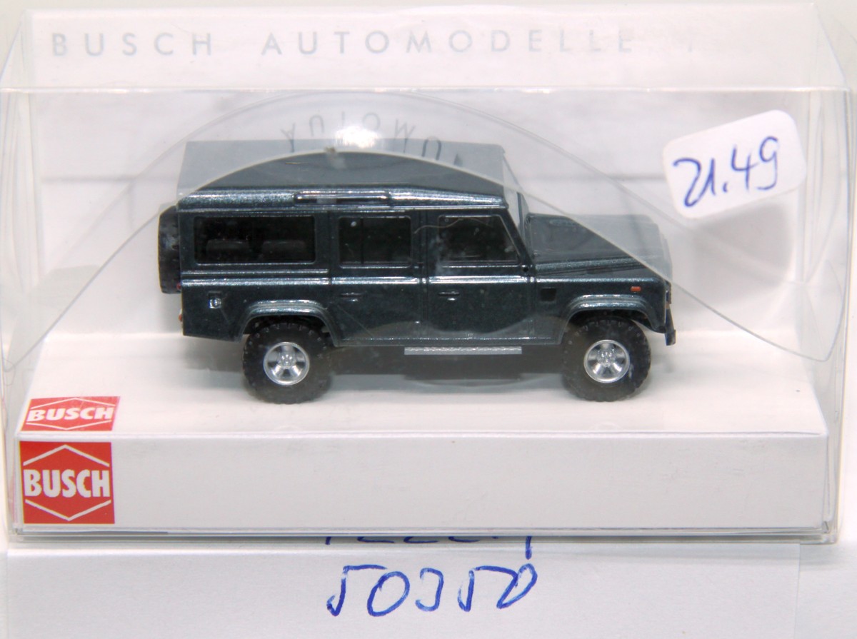 Busch 50350, Land Rover Defender, "Metallica", dark grey, for H0 gauge