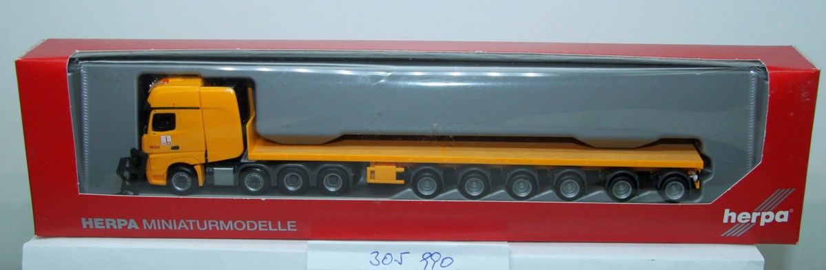 Herpa 305990, Herpa 305990 Mercedes-Benz Actros SLT Ballasttrailer ...