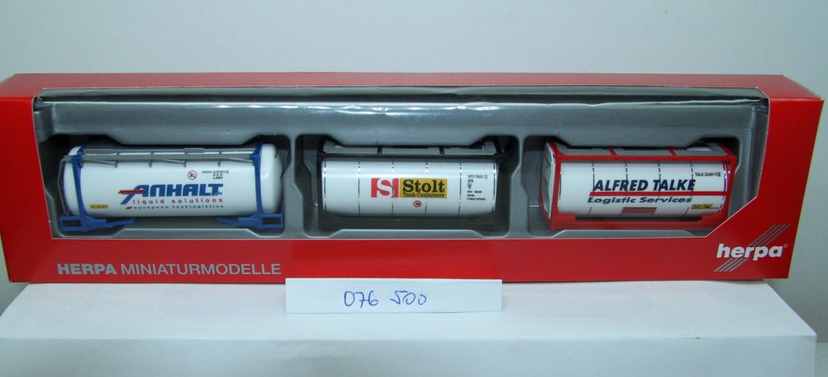 H0 Tankcontainer 20 Fuß Stolt - Bausatz Für Modelleisenbahn, Mehrfarbig